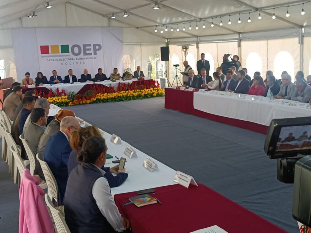 Transparencia electoral en las elecciones nacionales de Bolivia