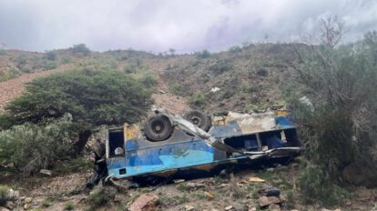 Accidente de bus en Potosí con 31 fallecidos