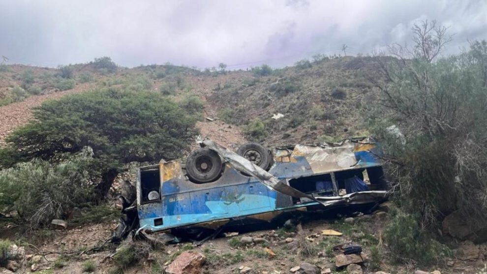 Accidente de bus en Potosí con 31 fallecidos