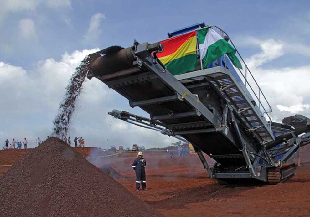 Importación de hierro boliviano