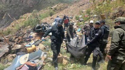 Investigación accidente Potosí