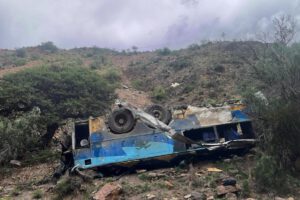 Accidente de transporte San José en la ruta Potosí-Oruro