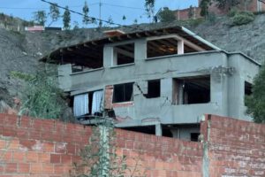 Deslizamiento de tierra en La Paz