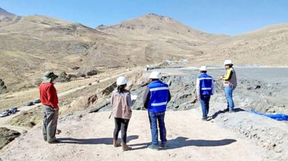 Colapso de dique de colas en Potosí