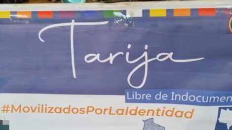 Carnetización gratuita para niños en Tarija