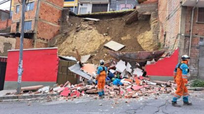 Colapso de vivienda en La Paz por infiltración de agua