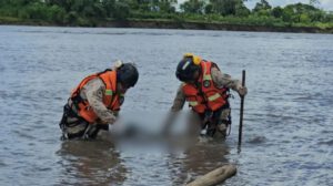 Accidente en río Espíritu Santo
