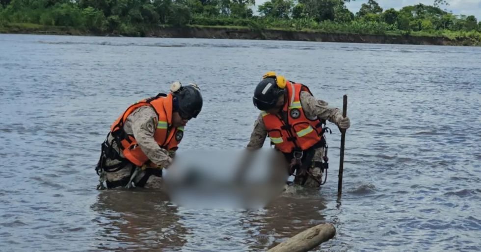 Accidente en río Espíritu Santo
