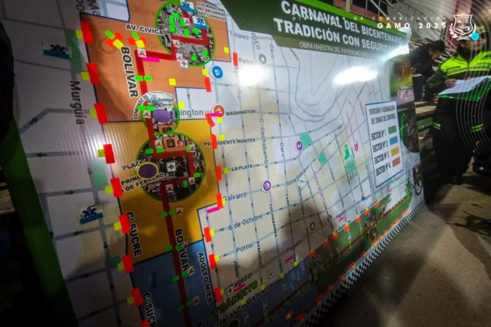 Seguridad Carnaval Oruro 2025