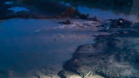 Río Paria sufrió el desborde de uno de sus brazos