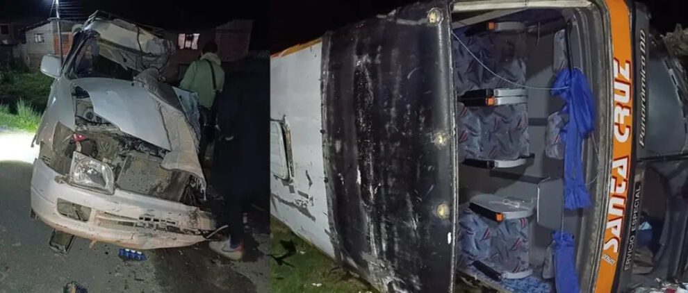 Choque en la ruta Cochabamba – Santa Cruz