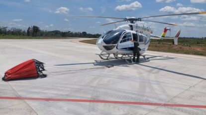 Búsqueda de desaparecidos en Cochabamba con helicóptero Eco Charlie
