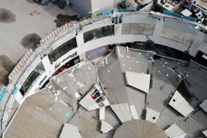 Colapso de centro comercial en Perú