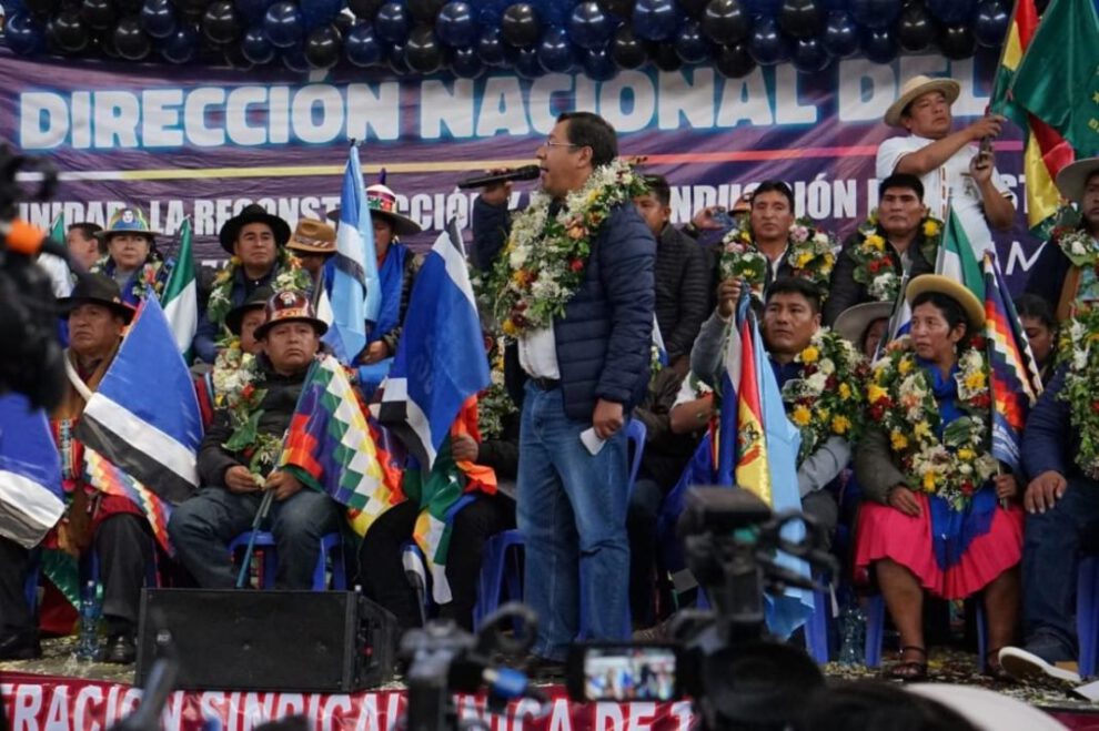 Elección binomio presidencial MAS con Luis Arce como candidato