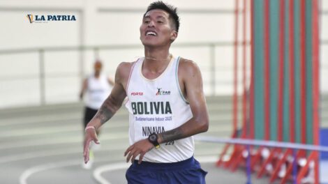 Atletas bolivianos ganan oro en el Sudamericano Indoor