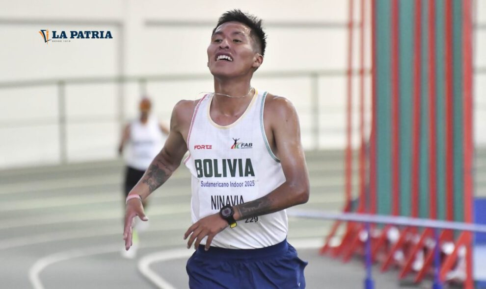 Atletas bolivianos ganan oro en el Sudamericano Indoor