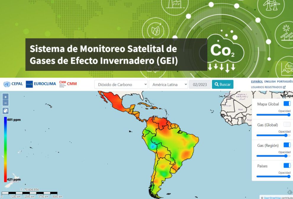 Monitoreo de emisiones de gases de efecto invernadero en tiempo real
