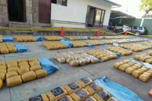 Incautación de marihuana en Cochabamba