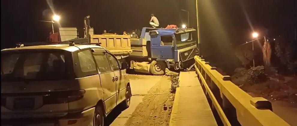 Accidente en la carretera Cochabamba-Oruro