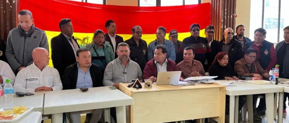 Comité Multisectorial marcha desde Patacamaya a La Paz