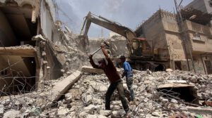Reconstrucción de Gaza tras ataques israelíes