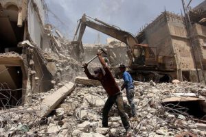 Reconstrucción de Gaza tras ataques israelíes