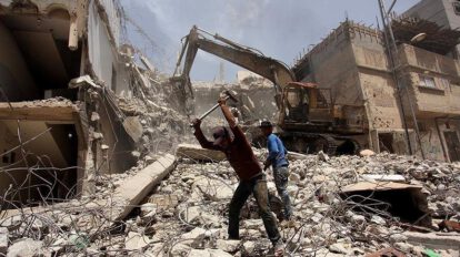 Reconstrucción de Gaza tras ataques israelíes