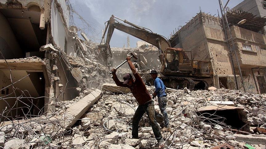 Reconstrucción de Gaza tras ataques israelíes