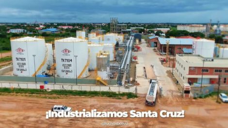 Planta de Biodiésel I en Santa Cruz produce 13.500 toneladas métricas