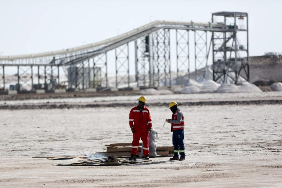 Explotación de litio en Bolivia