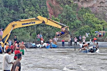 Movimientos de tierra en Tipuani