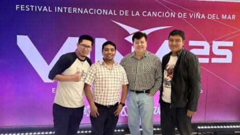 Tupay en Viña del Mar representando a Bolivia