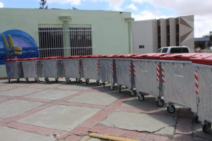 Carnaval limpio con donación de contenedores y baños químicos