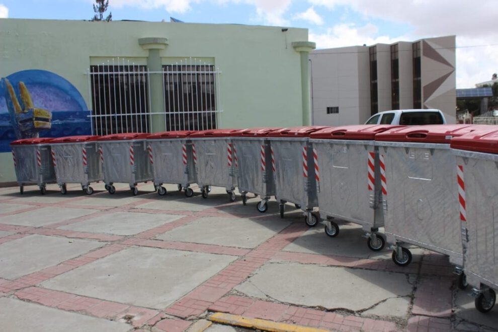 Carnaval limpio con donación de contenedores y baños químicos