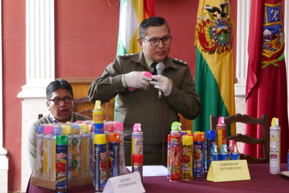 Espumas carnavaleras autorizadas para la temporada 2025