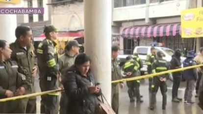 Incendio en el Mercado Central de Quillacollo
