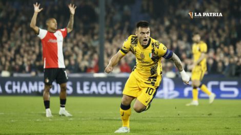 Champions League: Lautaro Martínez marcó el segundo del Inter para el triunfo que logró de visita ante el Feyenoord