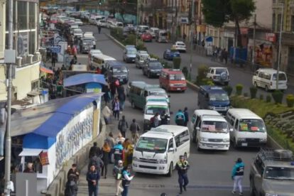 paro indefinido choferes La Paz