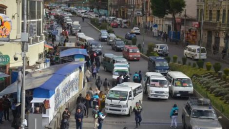 paro indefinido choferes La Paz
