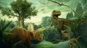 fósil de dinosaurio descubierto en Escocia