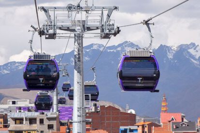 Línea Carmesí del teleférico anunciada por el Presidente Arce
