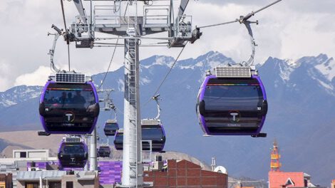 Línea Carmesí del teleférico anunciada por el Presidente Arce