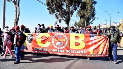 La COB rechaza diálogo sobre incremento salarial