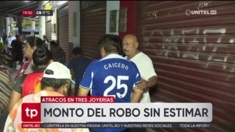 Asalto a joyerías en Santa Cruz