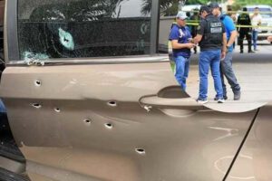 La escena del crimen del asesinato del capitán Aldunate