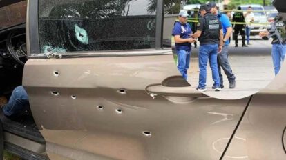 La escena del crimen del asesinato del capitán Aldunate