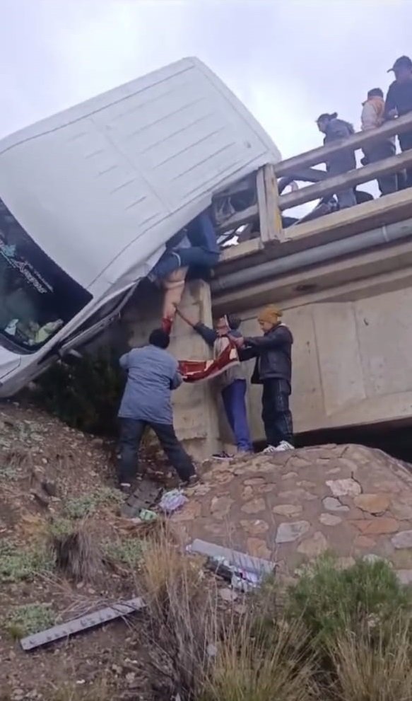 Accidente fatal en la carretera Oruro-Potosí