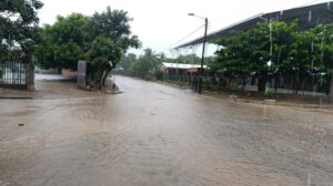 Intensa lluvia en Santa Cruz