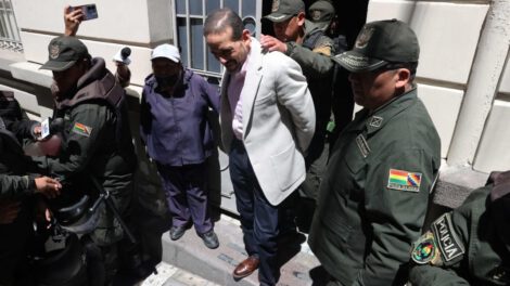 Luis Fernando Camacho en el juicio por terrorismo