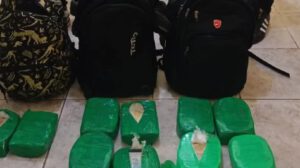 Aprehenden a dos venezolanos con 12 kilos de cocaína